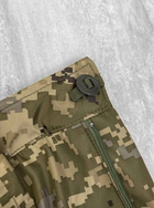 Тактичний костюм софтшел начіс зима Піксель L - зображення 3