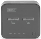 Док-станція Digitus Dual для M.2 NVMe SSD USB Type-C 3.2 Black (DA-71545) - зображення 3