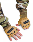 Перчатки тактические беспалые Койот размер XL - изображение 1