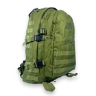 Туристичний, тактичний, штурмовий рюкзак, 43 л, 1 відділення, 2 фронтальні кармани, розмір: 50*35*25 см, хакі - зображення 3