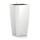 Умный горшок Lechuza Cubico 30 белый, 30х30х57 см (18181)