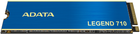 ADATA LEGEND 710 256 GB M.2 2280 PCIe Gen3x4 3D NAND (ALEG-710-256GCS) - obraz 6