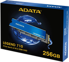 ADATA LEGEND 710 256 GB M.2 2280 PCIe Gen3x4 3D NAND (ALEG-710-256GCS) - obraz 7