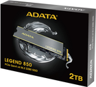 ADATA LEGEND 850 2TB M.2 NVMe PCIe 4.0 x4 3D NAND (ALEG-850-2TCS) - зображення 7