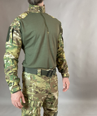 Тактична військова сорочка Убакс (UBACS) CORD (з налокітником), бойова сорочка, мультикам 48 - зображення 4