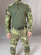 Військова форма Tactic CORD, тактичний костюм (убакс з налокітниками + штани з наколінниками), мультикам 54 - изображение 5