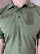 Тактичне Поло Хакі футболка з коротким рукавом 54 - изображение 7