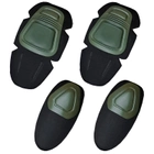Защитные наколенники налокотники Han-Wild GEN2 Green противоударные с губкой - изображение 1