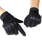 Тактичні рукавички із закритими пальцями, XXL, Чорні - зображення 1