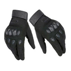 Тактичні рукавички із закритими пальцями, XXL, Чорні - зображення 4