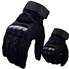 Тактичні рукавички із закритими пальцями, XXL, Чорні - зображення 8