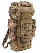 Військовий баул-рюкзак сумка Brandit 65 л Зелений Камуфляж - зображення 2