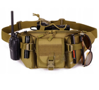 Бананка военная сумка с кобурой на пистолет Койот - изображение 2