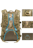 Військовий рюкзак органайзер ранець рюкзак 42 л Койот - зображення 8