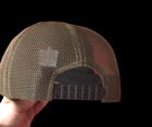 Бейсболка кепка тактическая с сеткой Трезубец (Герб Украины) Пиксель - изображение 3