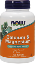 Suplement diety Now Foods Calcium & Magnesium 100 t (733739012708)