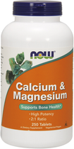 Suplement diety Now Foods Calcium & Magnesium 250 t (733739012722)