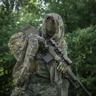 Маскировочный шарф-сетка 250 х 200 см. Multicam (Мультикам) - снайперский (тактический) шарф M-Tac - изображение 2