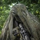 Маскировочный шарф-сетка 250 х 200 см. Multicam (Мультикам) - снайперский (тактический) шарф M-Tac - изображение 3