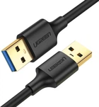 Кабель Ugreen US128 USB-A 3.0 - USB-A 3.0, 3 m Black 90576 (90403225)