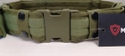 Ремінь Multicam KS-115 Армійський Поясний Тактичний ЗСУ Військовий Регульований із замком колір Олива - зображення 2