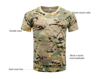 Тактическая футболка CoolTouch, высококачественная дышащая футболка Мультикам, потоотводящая р.S - изображение 4
