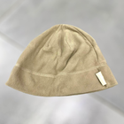 Шапка зимова флісова, колір койот, Wolftrap, тактична зимова шапка, армійська шапка для військових - зображення 1