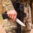 Туристический нож из Нержавеющей Стали для выживания, охоты RAVEN SSH BPS Knives - Нож для рыбалки, охоты, походов - изображение 4
