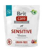 Сухой корм гипоаллергенный с олениной для собак всех пород Brit Care Sensitive All Breed