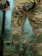 Тактический костюм пиксель ВСУ Штурмовая боевая рубашка,армейская форма, брюки с наколенниками пиксель, размер 3XL - изображение 3