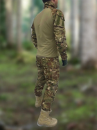 Тактичний костюм ЗСУ Multicam Штурмова бойова форма сорочка з довгим рукавом та штани з наколінниками Мультикам, розмір 3XL - зображення 9