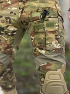 Тактический костюм ВСУ Multicam Штурмовая боевая форма рубашка с длинным рукавом и брюки с наколенниками Мультикам, размер 2XL - изображение 6