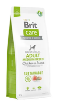 Корм для собак средних пород Brit Care Dog Sustainable Adult Medium Breed с курицей и насекомыми
