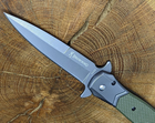 Складной карманный туристический нож для рыбалки и охоты Browning FA52 с отверствием под темляк (2858) - изображение 5