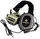 Активні навушники з мікрофоном Earmor M32 mod 3 Колір Foliage Green Тактичні - зображення 4
