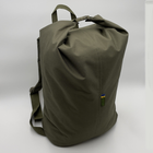 Тактический рюкзак-баул, мешок армейский Melgo на 25 л олива из Oxford 600 Flat - изображение 3