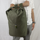 Тактичний рюкзак-баул, мішок армійський Melgo на 25 л олива з Oxford 600 Flat - зображення 6