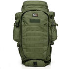 Снайперский рюкзак 9.11 для оружия 40 л олива - изображение 3