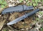 Нескладной тактический нож Tactic туристический охотничий армейский нож с чехлом (2118A) - изображение 2