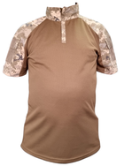Рубашка Tactic4Profi УБАКС поплин-кулмакс пиксель-койот с коротким рукавом XL - изображение 1