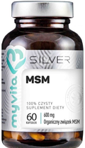 Харчова добавка Myvita Silver MSM 100% 60 капсул Суглоби (5903021590336) - зображення 1