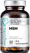 Myvita Silver MSM 100% 60 kapsułek Stawy (5903021590336)