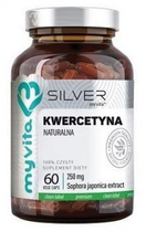 Натуральний кверцитин Myvita Silver 60 рослинних капсул (5903021593221) - зображення 1