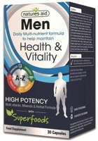 Харчова добавка Natures Aid Мультивітаміни та мінерали для чоловіків 30 капсул (5023652373037) - зображення 1
