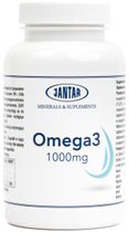 Харчова добавка Jantar Omega 3 1000 мг 90 капсул для серця та мозку (5907527950397) - зображення 1