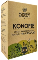 Харчова добавка Kombinat Konopny Коноплі 4% CBDA/CBD 50г (5904139279106) - зображення 1