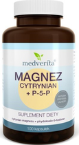 Medverita Magnez Cytrynian P 5 P100 kapsułek (5900718340557) - obraz 1