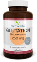 Харчова добавка Medverita Glutathione Reuked 250 мг 120 капсул (5900718340878) - зображення 1
