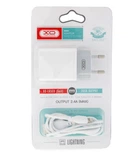 Зарядное устройство XO L65 2.4A two USB charger for Lightning