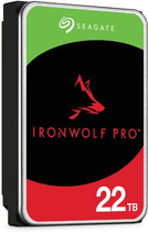 Dysk twardy Seagate IronWolf Pro 22 TB 7200 obr./min 512 MB ST22000NT001 3,5 SATA III - obraz 1